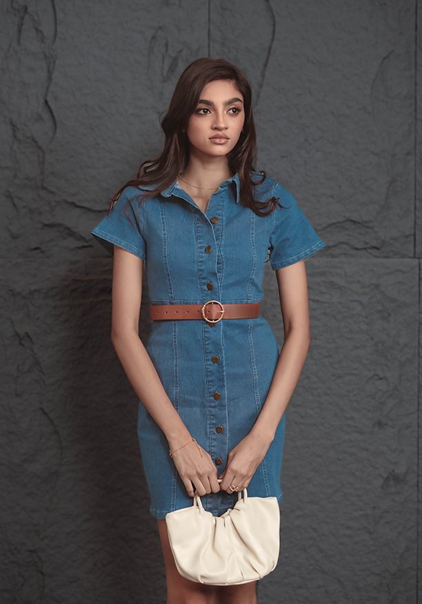 AXIA DENIM DRESS